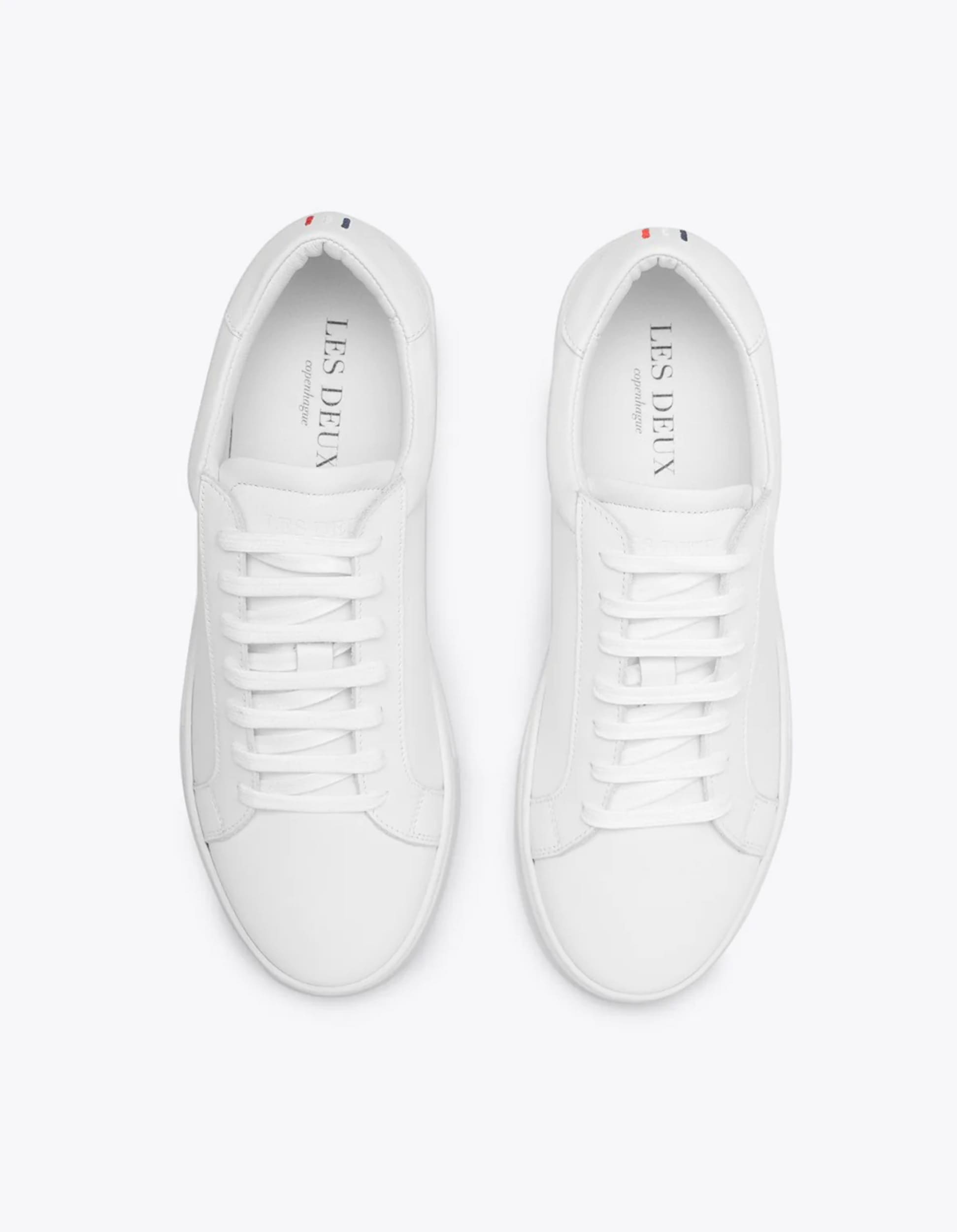 sneakers Théodor Leather blanche de la marque Les Deux dessus