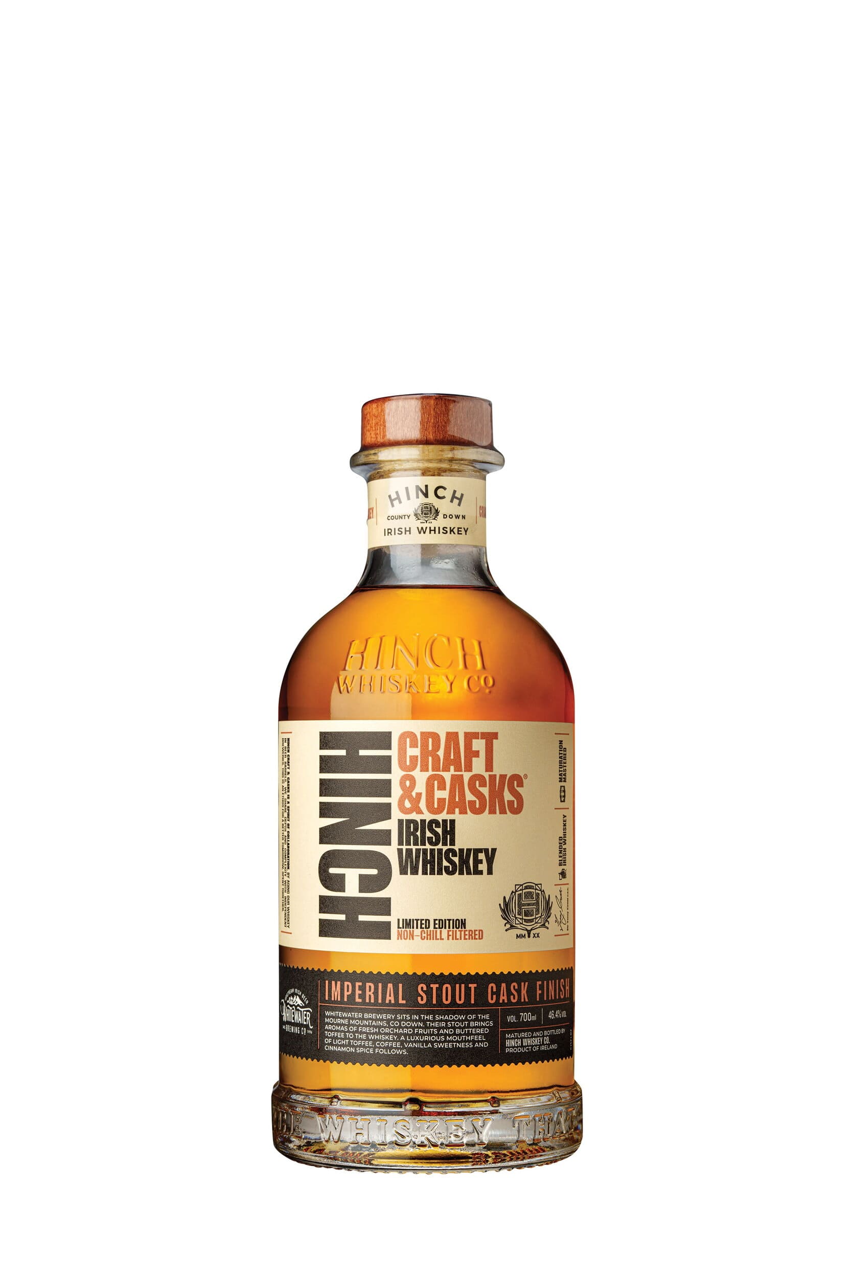 Whiskies du monde hinch whiskey carft and casks face