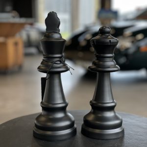 Pièces d'échec King/Queen Noir