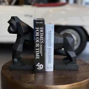 Serre-livres gorille origami noir