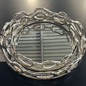 Plateaux rond miroir - set 2