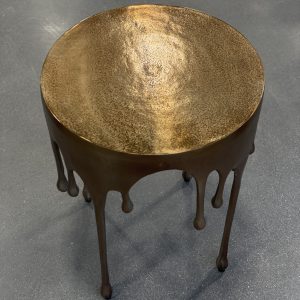 Table ronde Drip Gold
